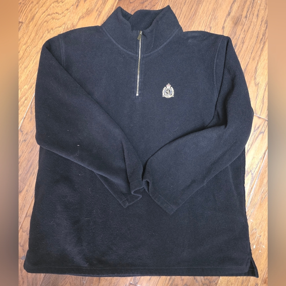 Lauren Ralph Lauren Black Half-Zip Men's Sweater sz 3X